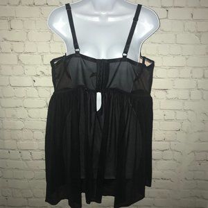 torrid Intimates & Sleepwear - *torrid*BLACK/LIGHT PINK LACY CHEMISE LINGERIE torrid Intimates & Sleepwear - *torrid*BLACK/LIGHT PINK LACY CHEMISE LINGERIE